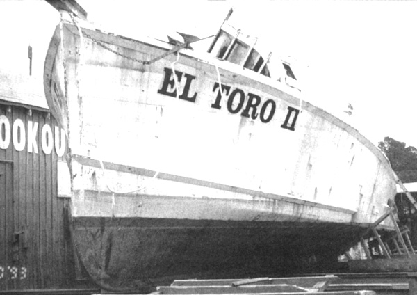 EL TORO II - sunk in 1993