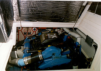 Blackfin 29 SF - Engine room