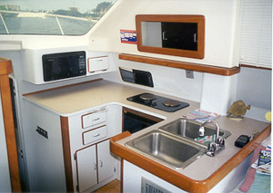 Luhrs 350 - galley