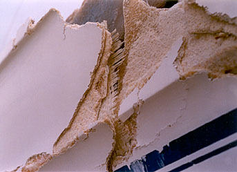 laminate comprised of an extremely small amount of fiberglass reinforcement